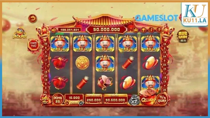 Giao diện của game slot đổi thưởng Ku11 